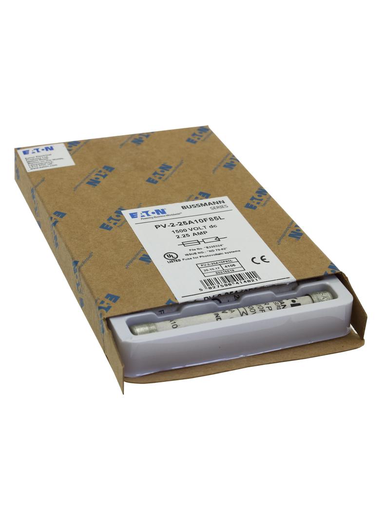 PV-2-25A10F85L Wkładka PV cylindryczna 2.25A 1500V DC 10x85MM PV-2-25A10F85L EATON