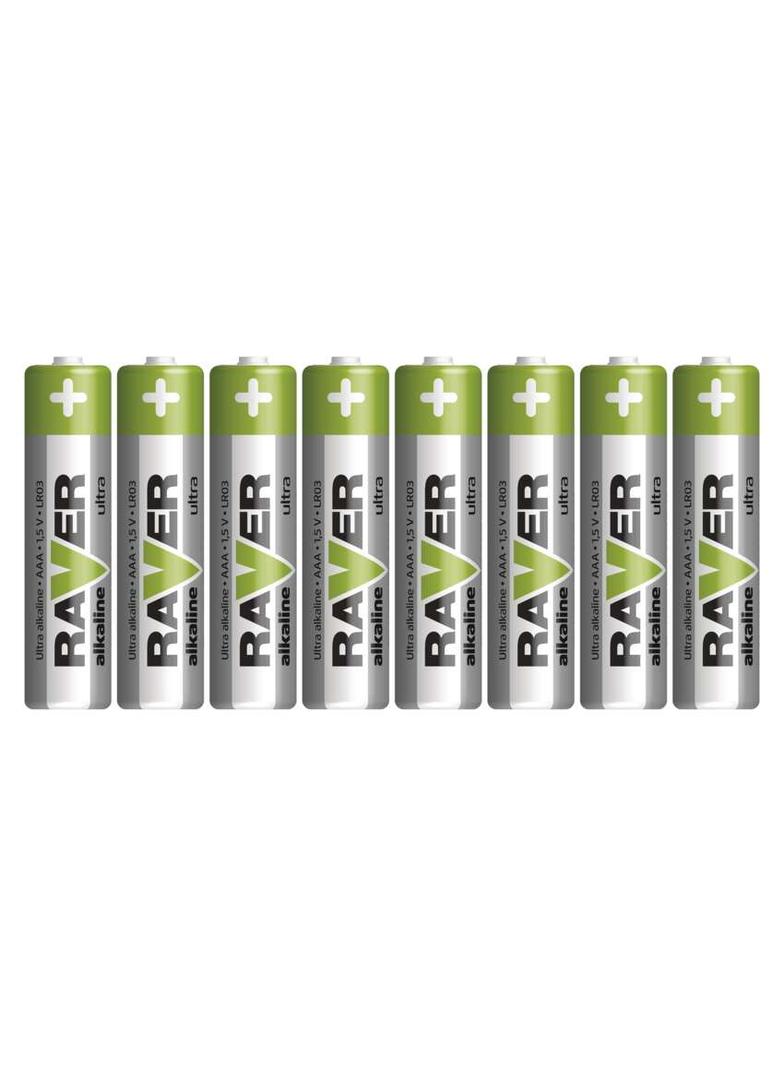 Bateria alkaliczna Raver Ultra Alkaline AAA (LR03) folia 8 B79118 EMOS
