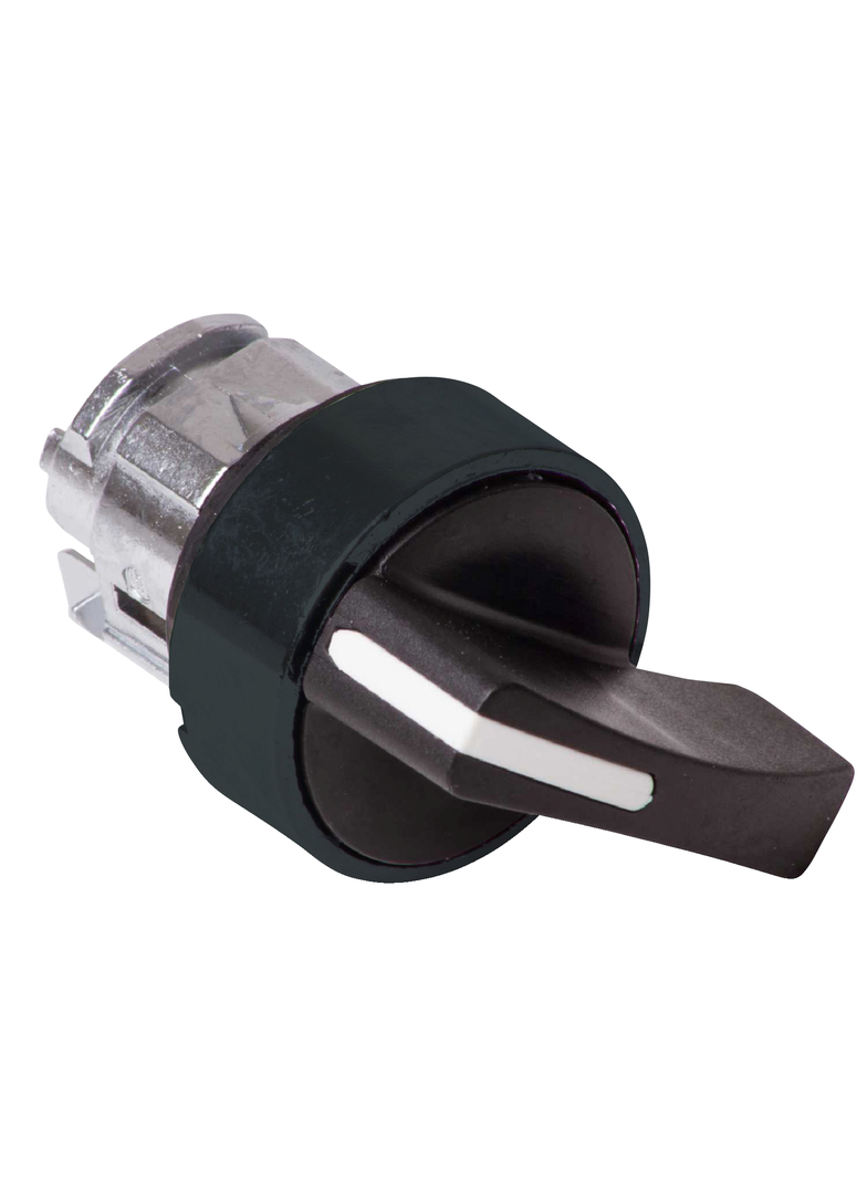 Harmony XB4 Przełącznik 2 położeniowy fi22 czarny stabilny piórko długie okrągły metalowy ZB4BJ27 Schneider