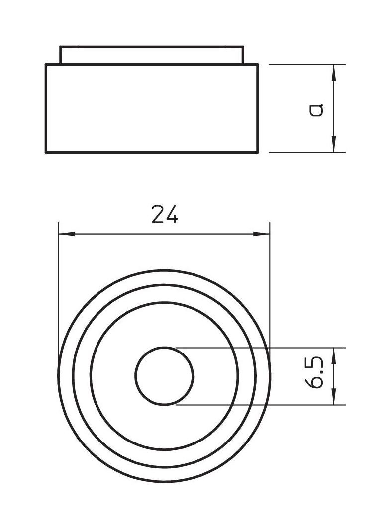 AH 2, UCHWYT DYSTANS.ROZ.2 WYS.20MM