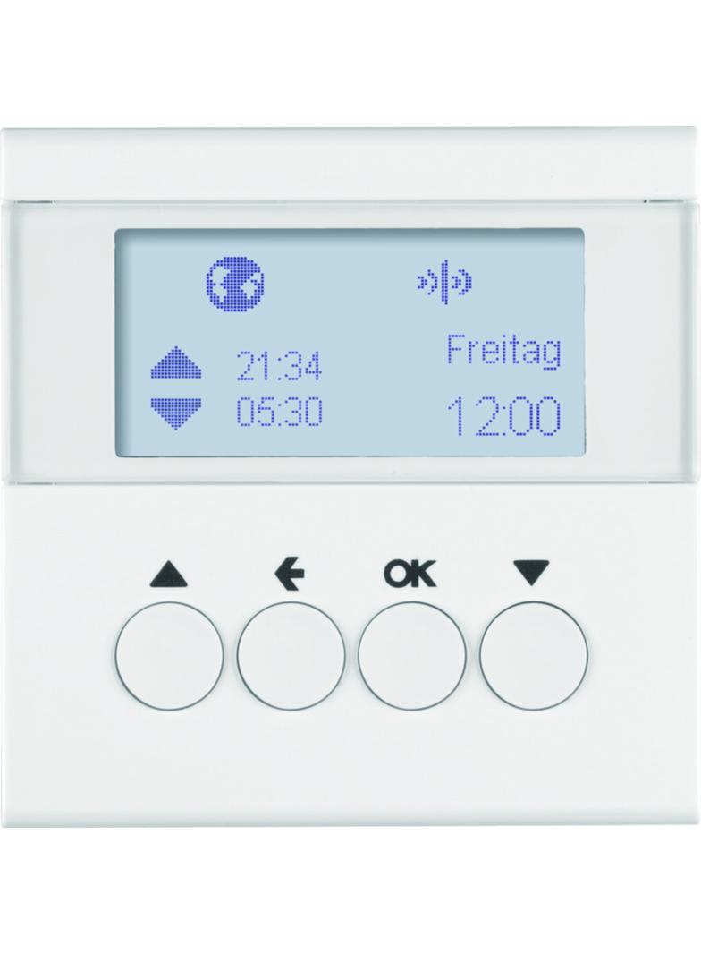BERKER B.X/S.1 KNX RF quicklink Łącznik żaluzjowy czasowy do sterownika żaluzjowego i mechanizmu zasilającego Berker.Net biały 85745189 HAGER