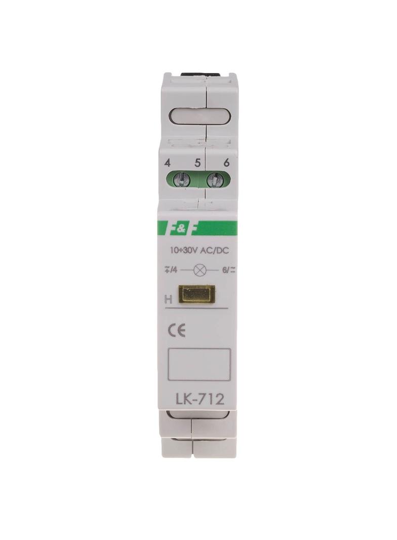 Lampka kontrolna zasilania - jednofazowa LK-712 Y 5-10V LK-712Y-5-10V F&F