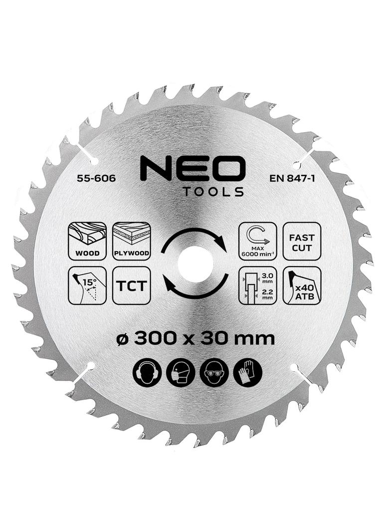 Tarcza do pilarki, widiowa, 300 x 30 mm, 40 zębów