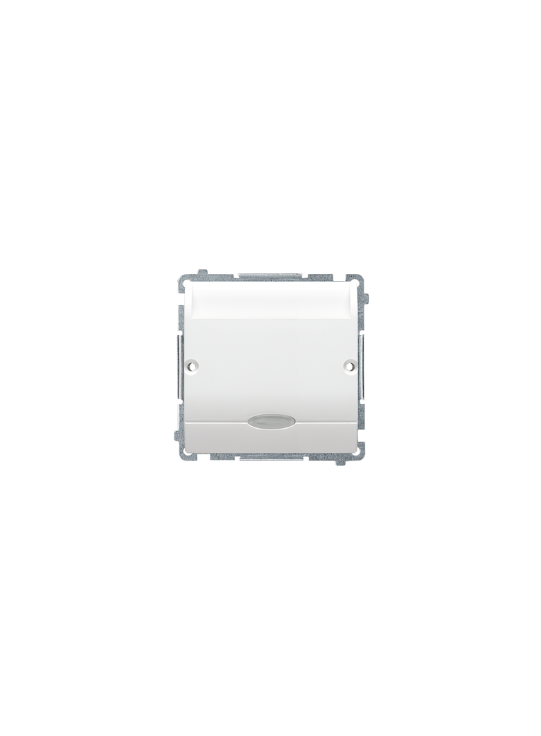 Simon Basic Łącznik hotelowy podwójny z podświetleniem LED Imax 2×10 (2) A biały BMWH2.02/11 KONTAKT