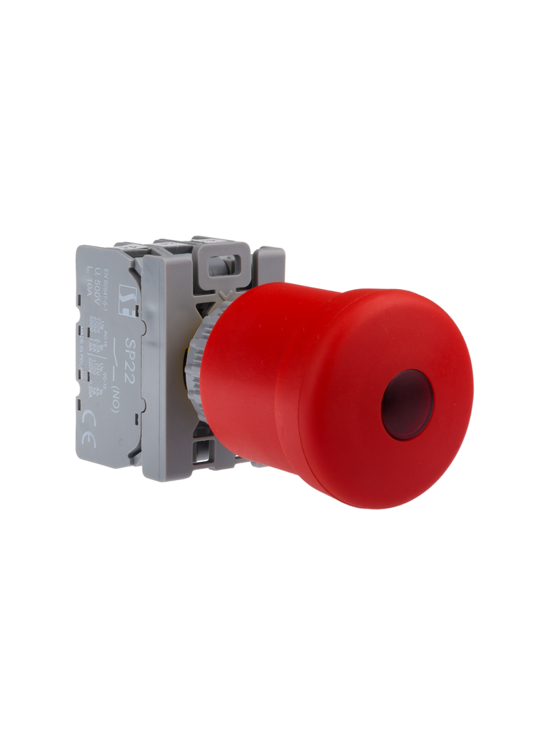 PRZYCISK BEZP. PODŚWIETLANY 2ZW  STANDARD