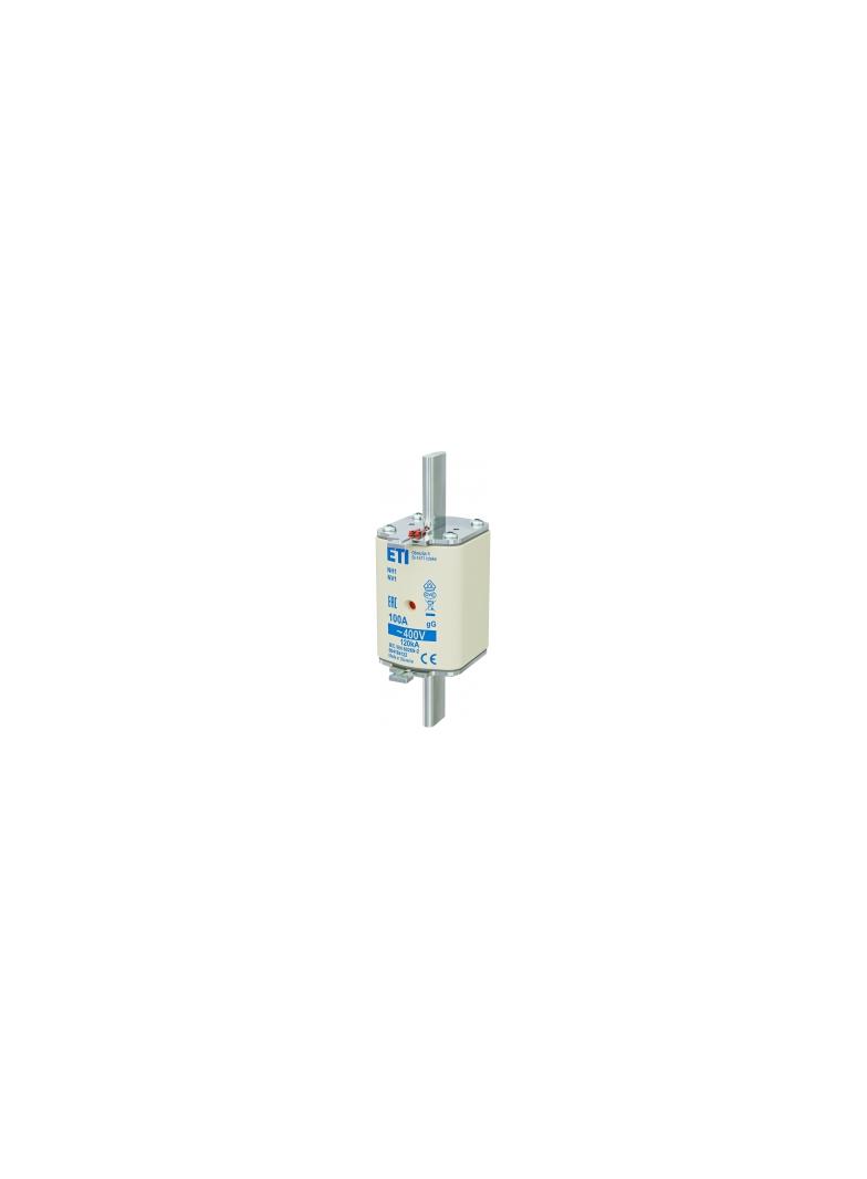 Wkładka topikowa NH zwłoczna KOMBI NH1 gG 100A 400V 004184122 ETI