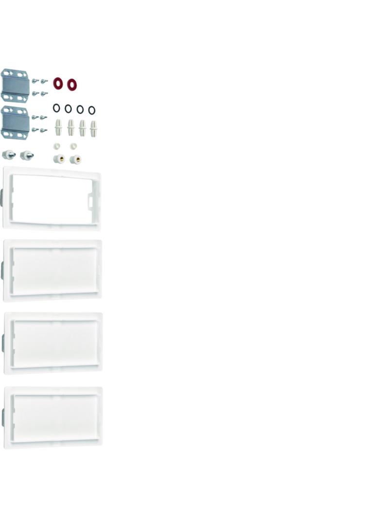univers Zestaw łączeniowy do obudowy 4-pol. głębokość 160/205mm FZ444B HAGER