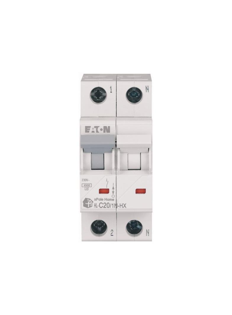 HN-C20/1N Wyłącznik nadprądowy 6kA C20A 1P+N 194852 EATON