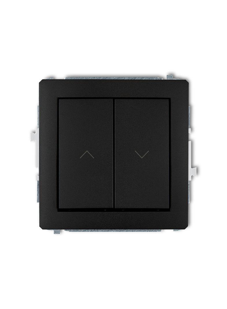 DECO Mechanizm łącznika zwierny żaluzjowego czarny mat