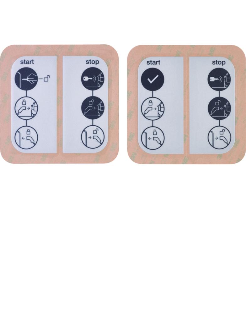 EVCS Zestaw etykiet IOT