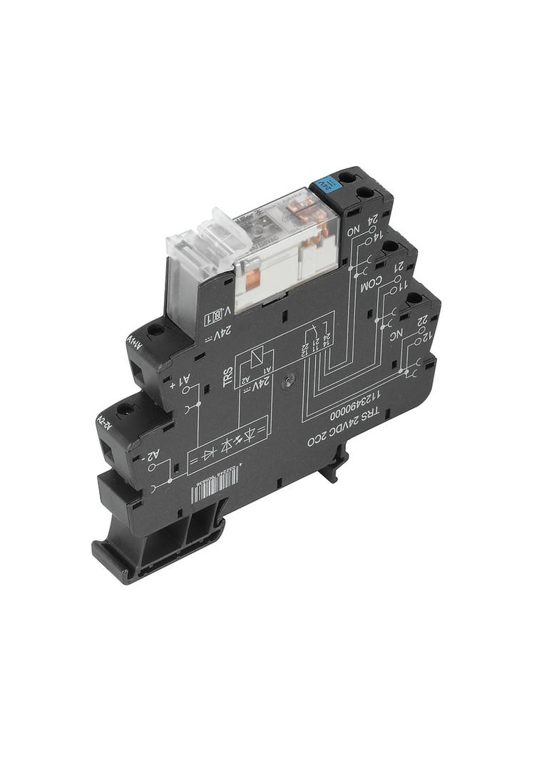 TRS 24VDC 2CO AU Przekaźnik przełączający, nr katalogowy 1123730000
