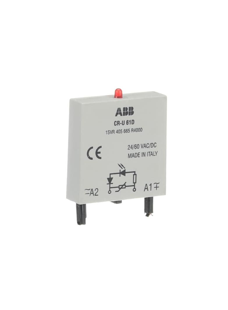 MODUŁ CR-U 61D WARYSTOR I LED CZERW, 24-60V AC/DC 1SVR405665R4000 ABB