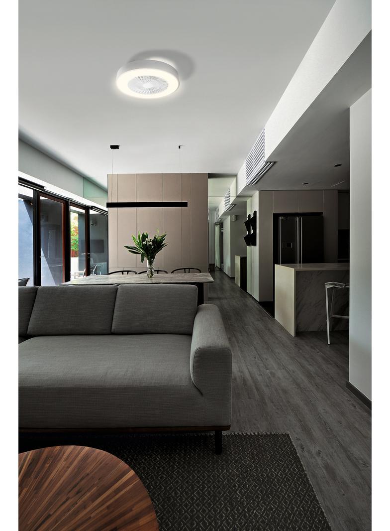 Oprawa SMART+ WIFI CEILING FAN CYL REM TW GR
