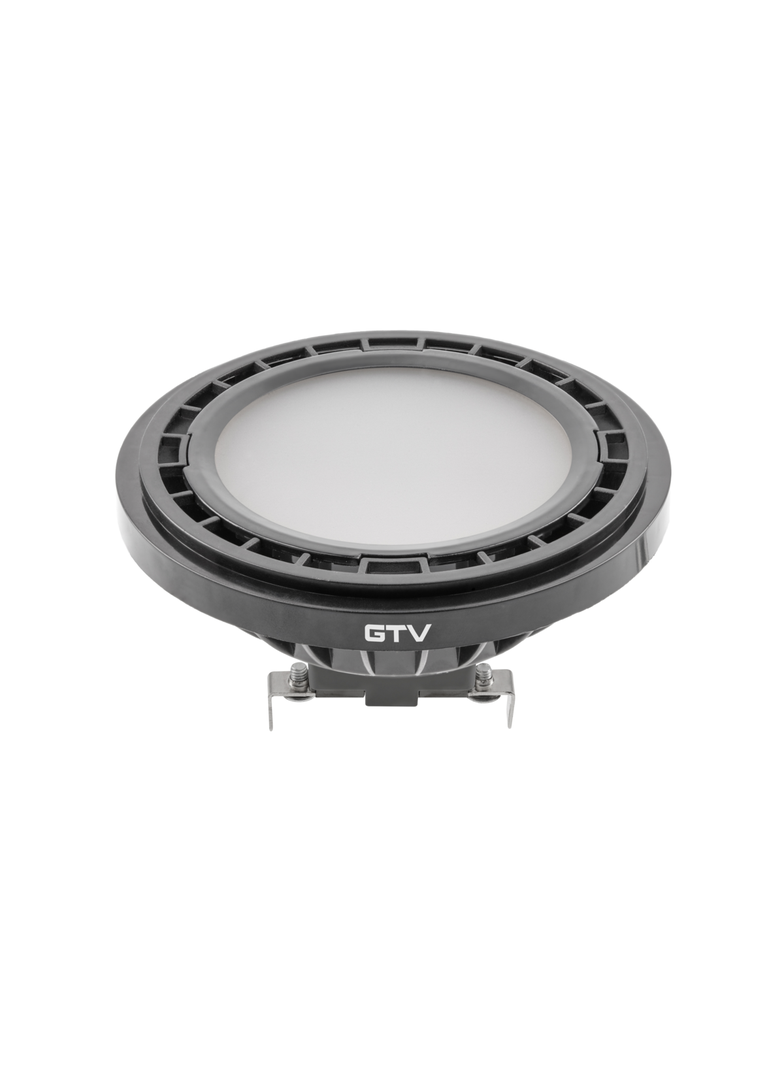 ŹRÓDŁO ŚWIATŁA LED, A-G, AR111, 4000K, G53, 12,5W, DC12V, 120°, 1250lm, CZARNY