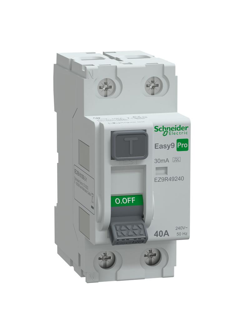 Wyłącznik różnicowoprądowy Easy9 PRO 2P 40A 30mA Typ A EZ9R49240 Schneider