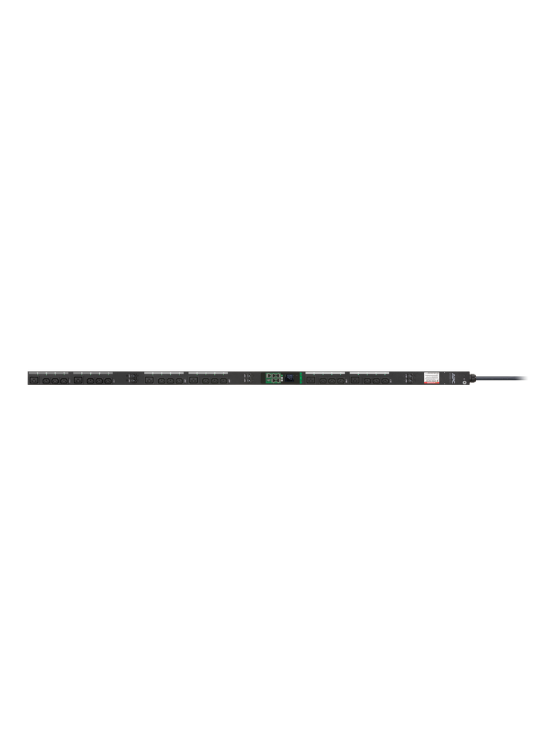 Easy Rack PDU, monitorowane gniazdo zasilające, 0U, 3 fazy, 22 kW, 230 V, 32 A, 18 gniazd C13 i 6 gn