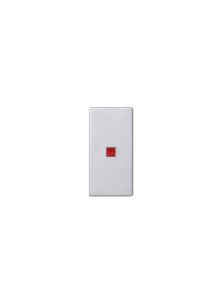 Simon Connect Klawisz 45x225 łącznika uniwersalnego z podświetleniem aluminium K115/8 KONTAKT