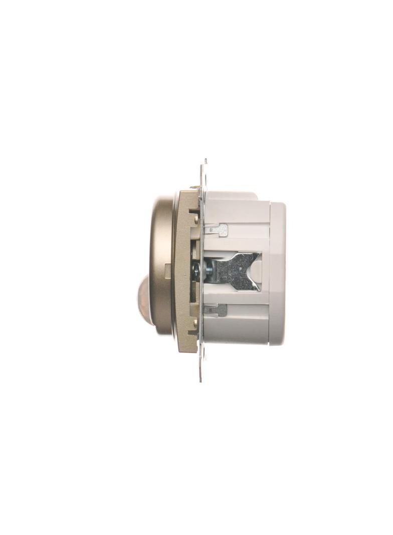 Simon 54 Łącznik z czujnikiem ruchu z przekaźnikiem 8(2) A 230V złoty mat *Wymagana instalacja 3-przewodowa DCR10P.01/44 KONTAKT