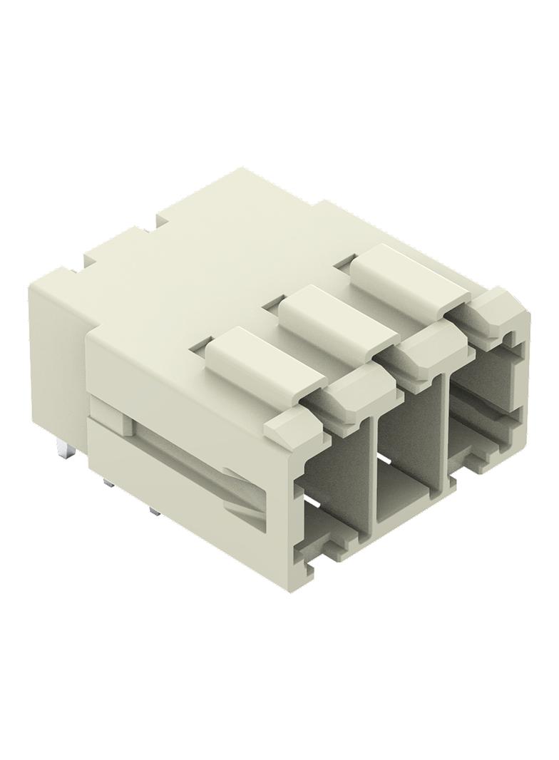 MCS-MAXI gniazdo 3-bieg. jasnoszare raster 7,62 mm