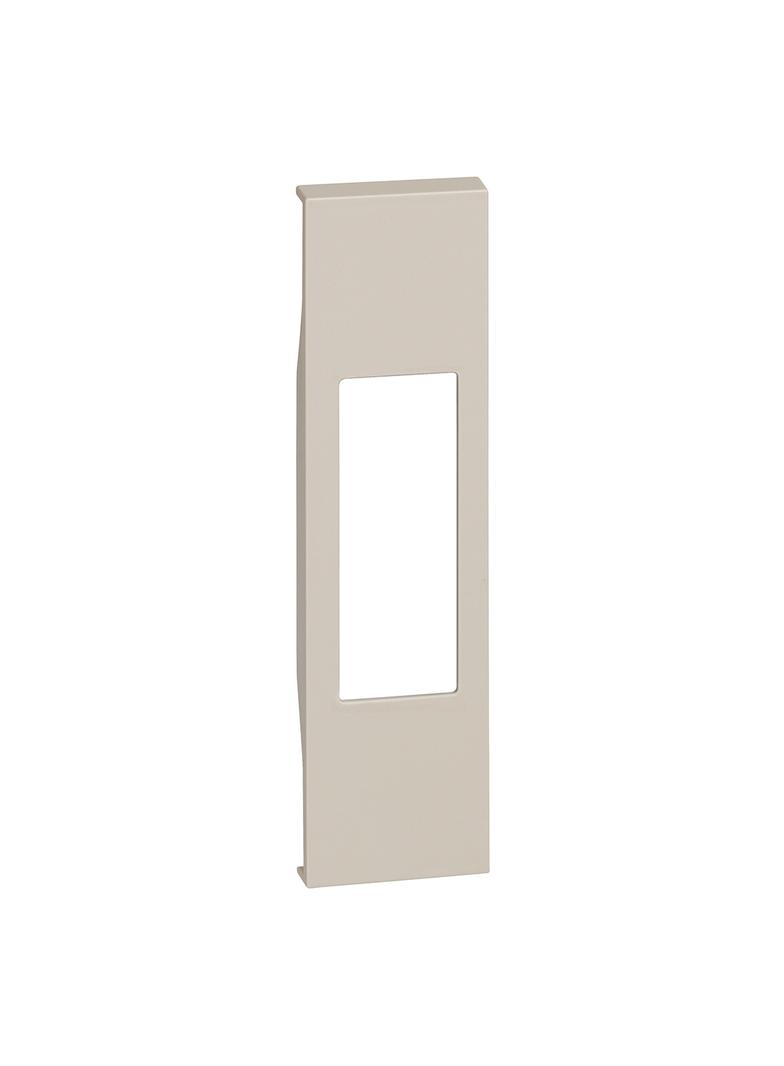 LIVING NOW - PLAKIETKA GNIAZDA 2P+Z WŁOSKIEGO - 1 MODUŁ - PIASKOWY BEŻ, Bticino