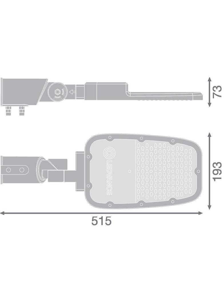 Oprawa STREETLIGHT AREA MD V 65W 727 RV20ST GY