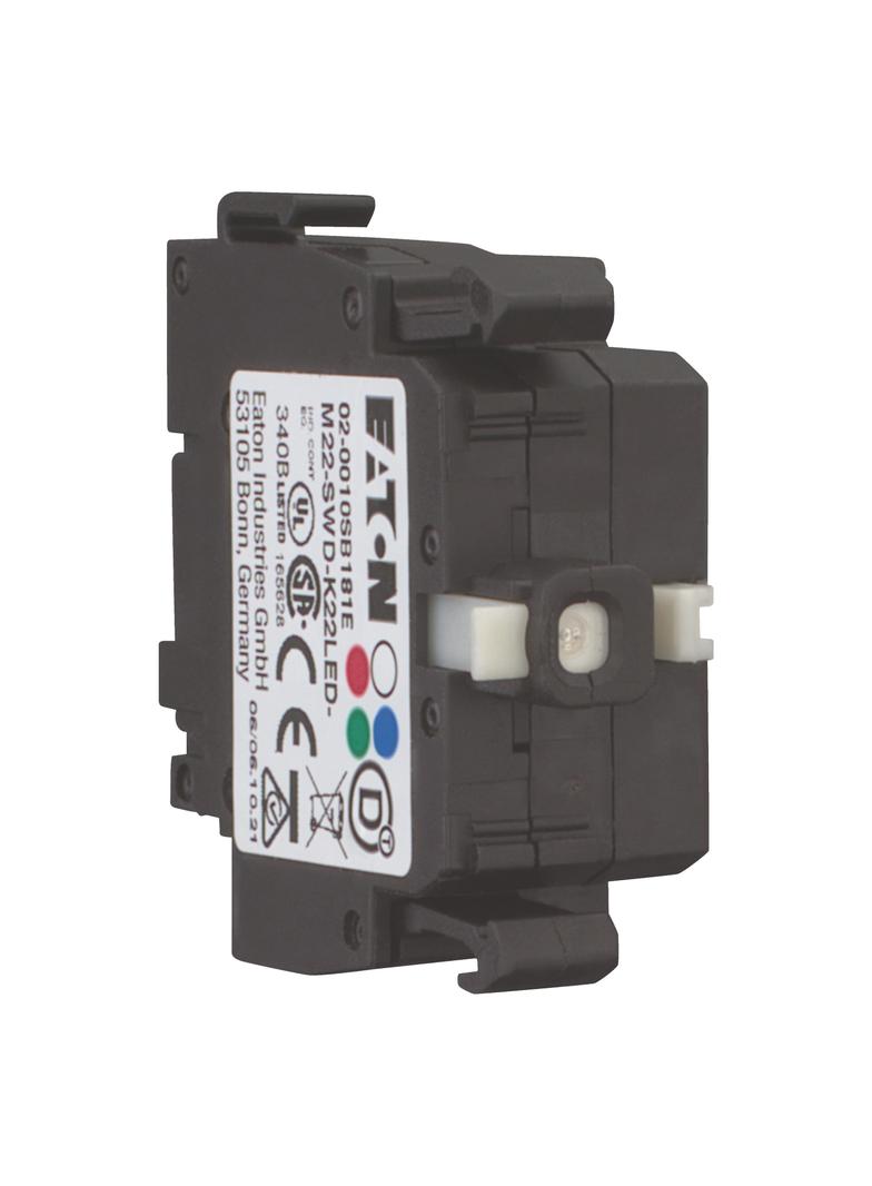 M22-SWD-K22LED-R Element funkcyjny - styki: 2Z 2R dioda czerwona mocowanie czołowe SmartWire-DT 1159