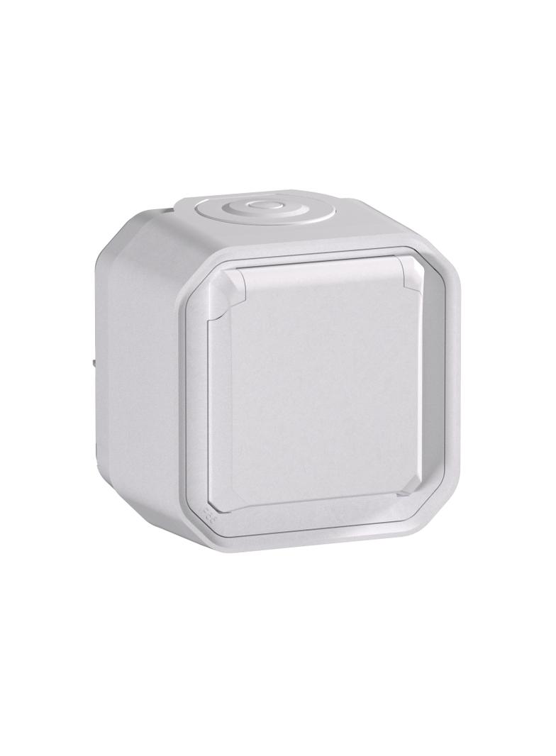 NOWE PLEXO - GN. SCHUKO 2P+Z ZACISKI ŚRUB KOMPLET NATYNKOWY 16A-250V BIAŁE 069771L LEGRAND
