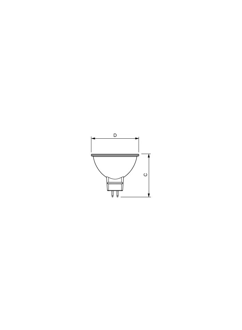 Żarówka LED 7W=50W 621lm 2700K barwa ciepła LED spot 7-50W MR16 827 36st. PHILIPS