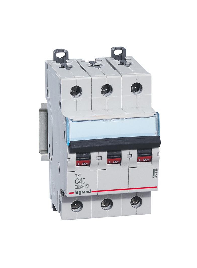 WYŁĄCZNIK NADPRĄDOWY S 313 3P C 40A 10000A SERII TX3, Legrand