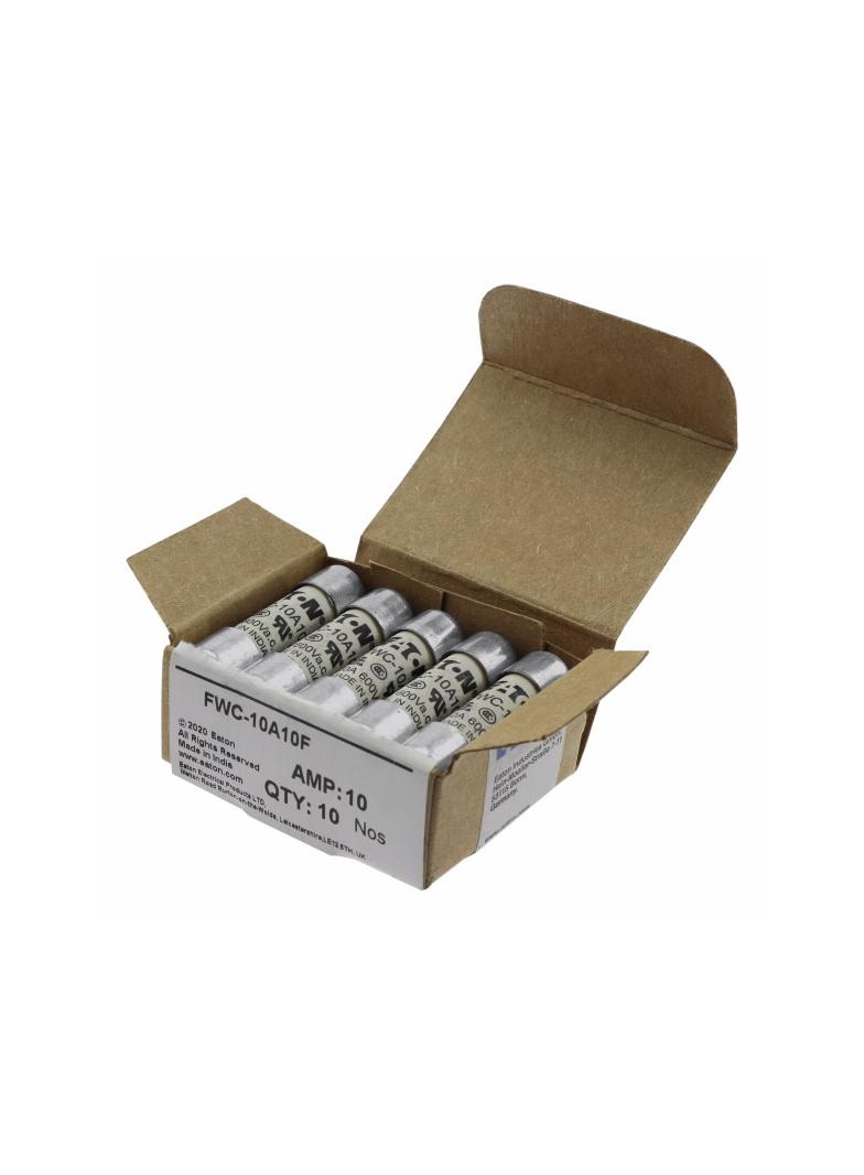 10AMP 600V AC UL FERRULE 10x38MM FUSE Wkładka szybka 10A AC 600V 10x38 mm aR UL FWC-10A10F EATON
