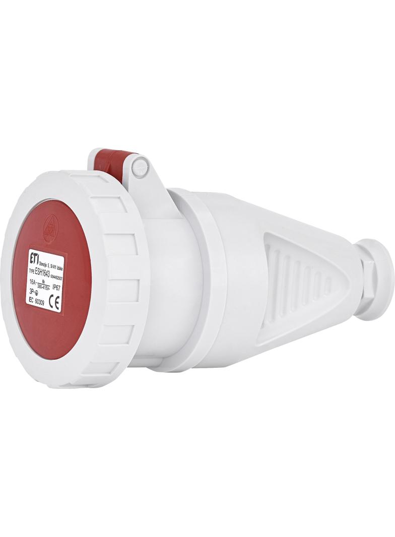 16A 400V 3P+PE Gniazdo przenośne IP67 ESH 1643 004482007 ETI