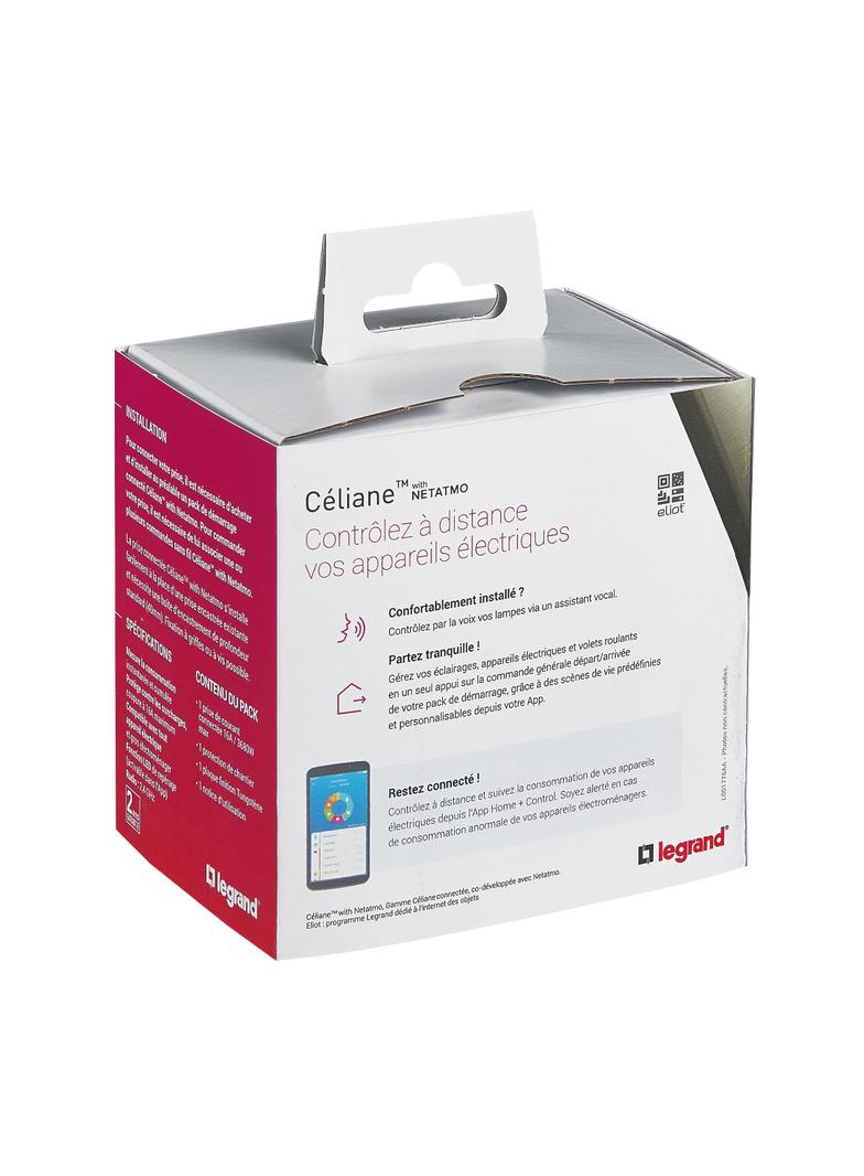 CELIANE WITH NETATMO - GNIAZDO CONNECTED GRAFITOWE, Legrand