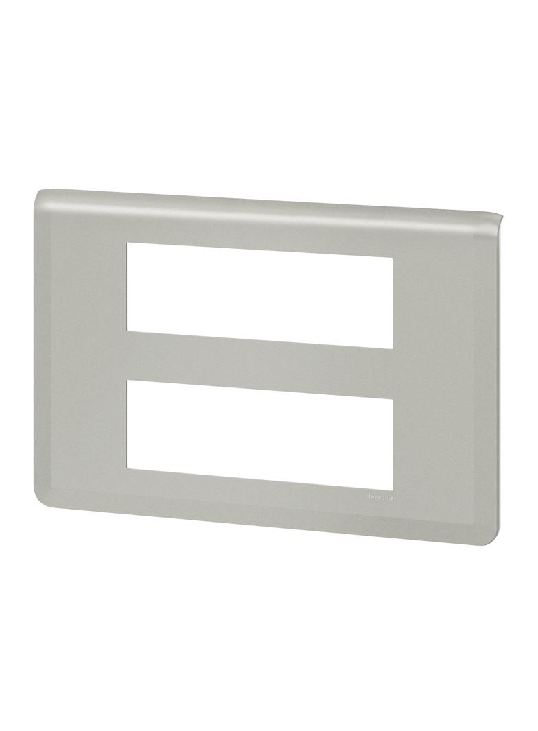 Mosaic - Ramka 2X6 Modułowa Pozioma - Aluminium 079336L LEGRAND