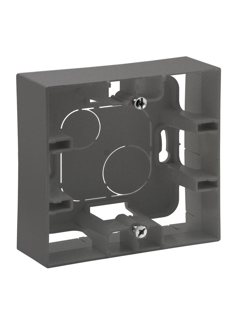 Niloe Step - puszka natynkowa pojedyncza- kolor stalowy, Legrand