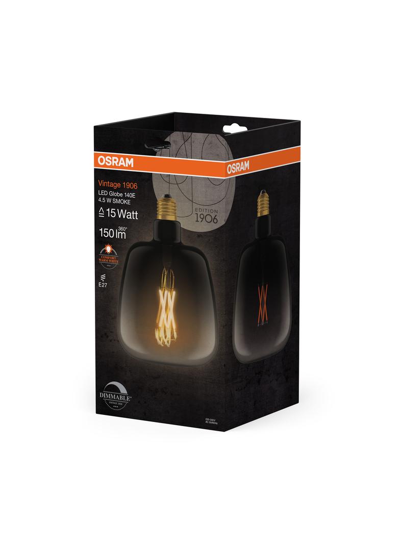 Lampa LED Vintage 1906 LED GLOBE Filament szkło przezroczyste 15 dim 4,5W/816 E27