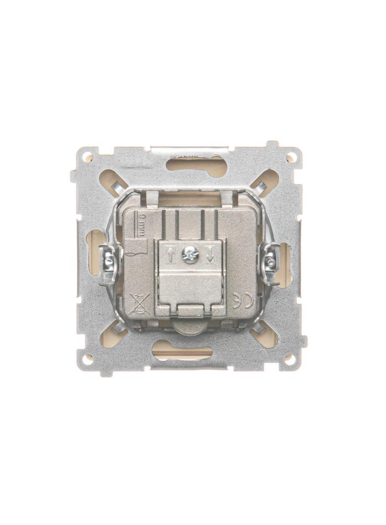 Simon Basic Gniazdo antenowe R-TV przelotowe 10 dB 1x wejście: 5–862 MHz beż