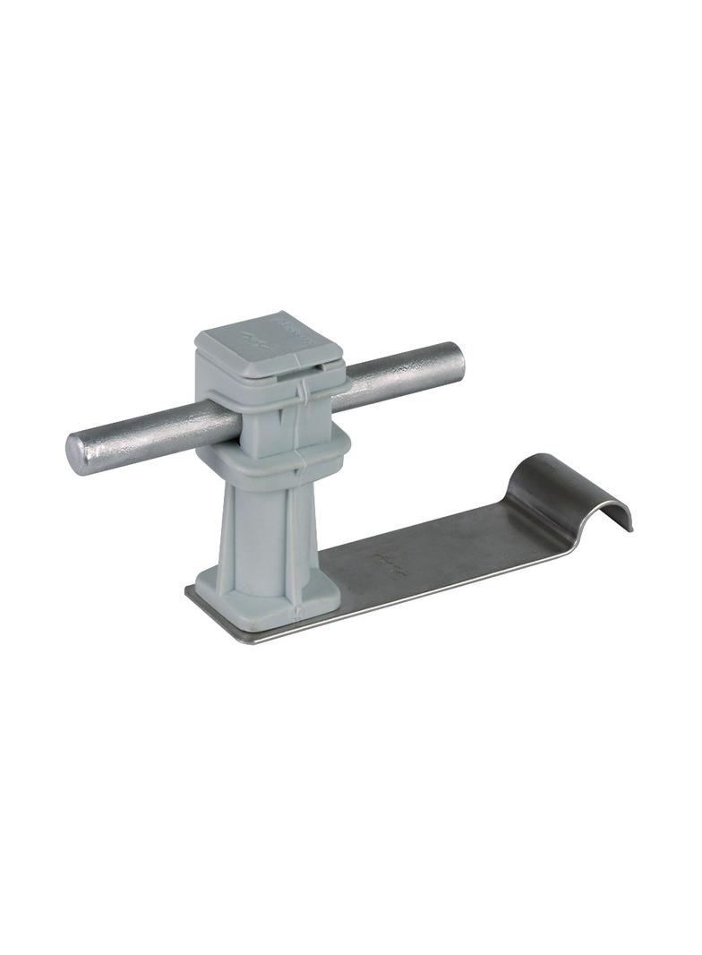 Wspornik dachowy z DEHNsnap, stal nierdzewna NIRO/ tworzywo, szary