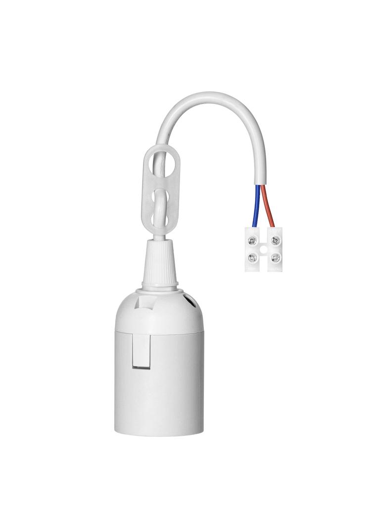 Oprawka remontowa E27, biała, zestaw 10 szt.