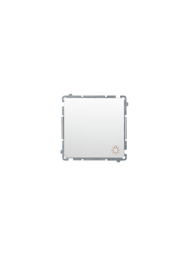 Simon Basic Przycisk światło 10A 250V szybkozłączka biały BMS1.01/11 KONTAKT