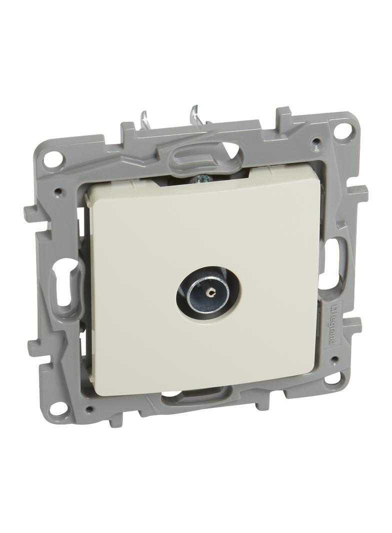 NILOE - GNIAZDO TV KOŃCOWE TYPU GWIAZDA 1 DB KREMOWE, Legrand