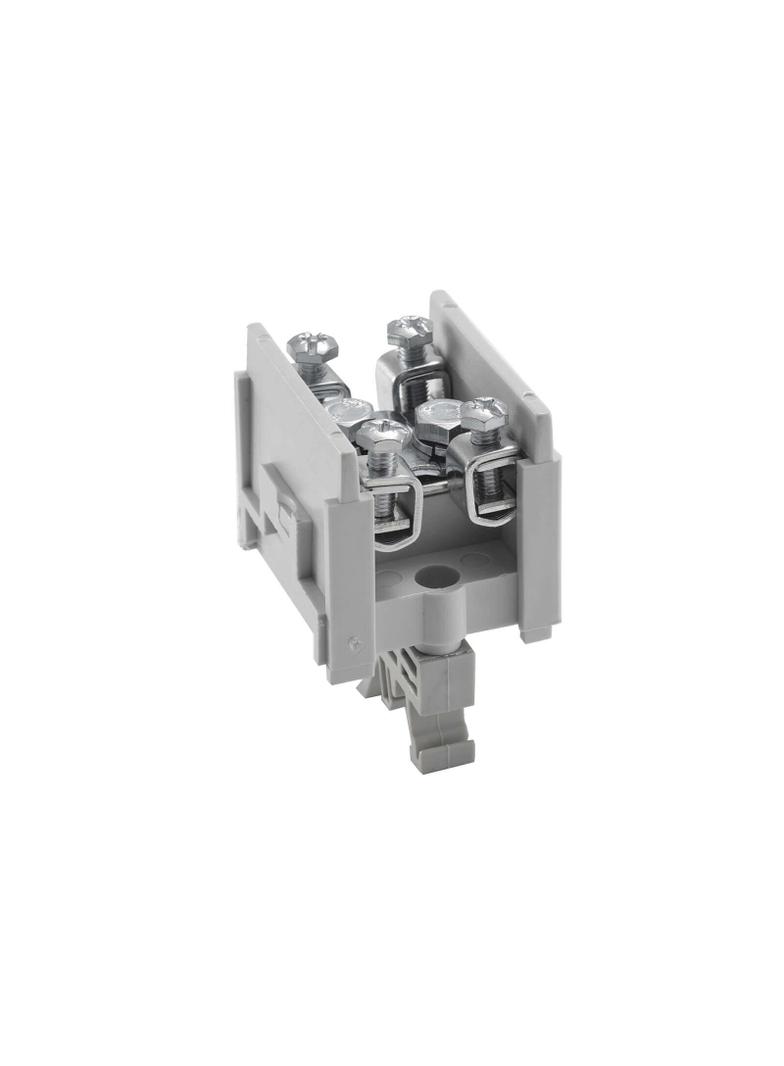 LZ1*35/16wyk.21 ,  Odgałęźnik instalacyjny 1-segmentowy (zacisk: 1x35mm2 - 4x16mm2), szary