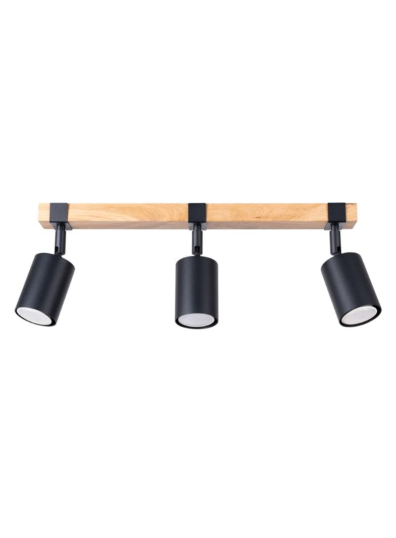 Plafon FAGER 3 czarny