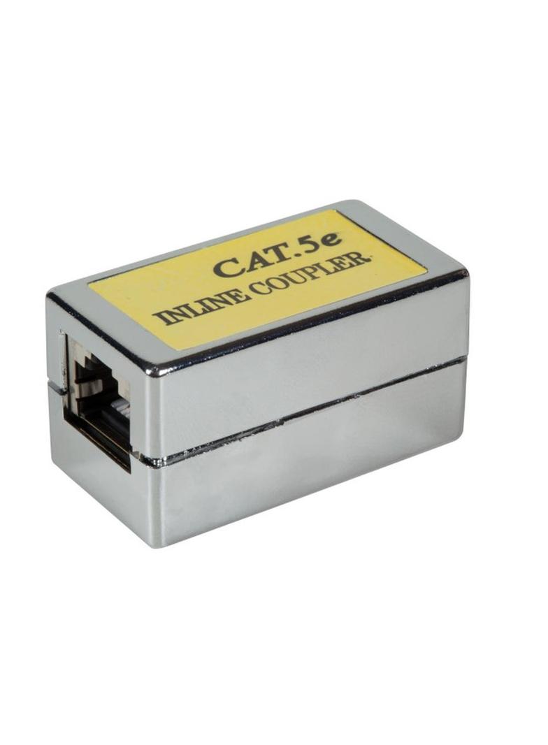Adapter modułowy 2xRJ45 kat. 5e STP metalowa obudowa