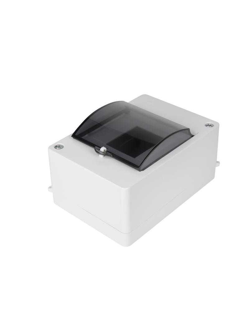 Obudowa n/t EP 1/4 z szybą N+PE IP 30 D  transparentna dymna