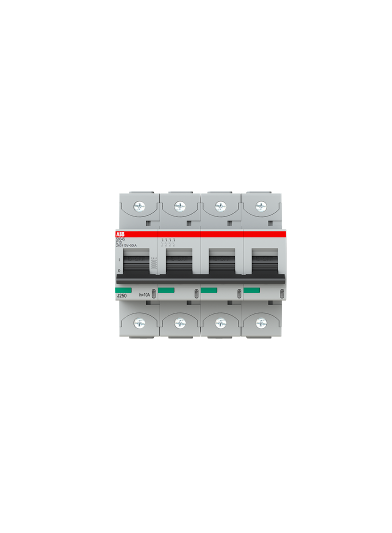 S804S-C10 Wyłącznik nadprądowy 50kA 4P C10A 2CCS864001R0104 ABB