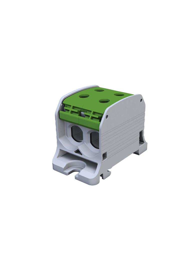 STB 50-2 Złączka szynowa gwintowa Al/Cu 87320 SIMBLOCK zielony