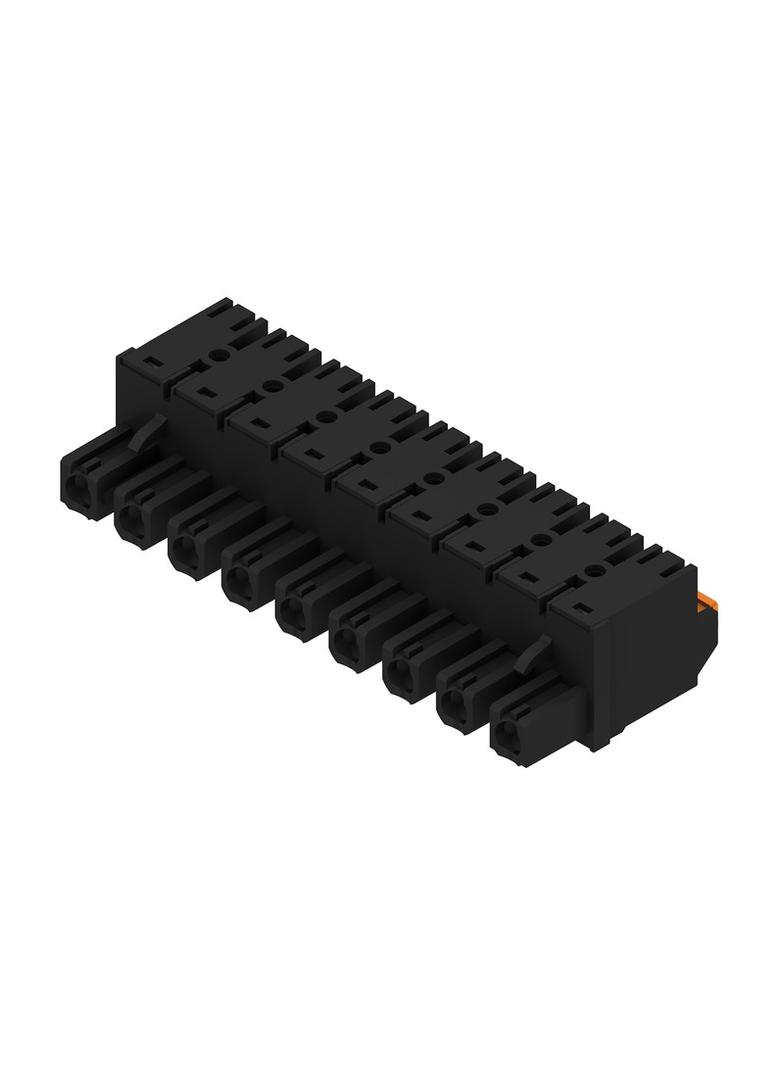 BLF 7.62HP/09/180 SN BK BX Wtyk PCB (złącze wiązki), 7.62 mm, Liczba biegunów: 9, PUSH IN /24szt./ 1227370000 WEIDMÜLLER