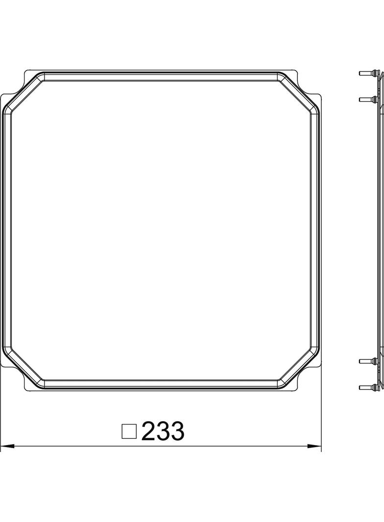 FD 9 QNK2, Płaska uszczelka