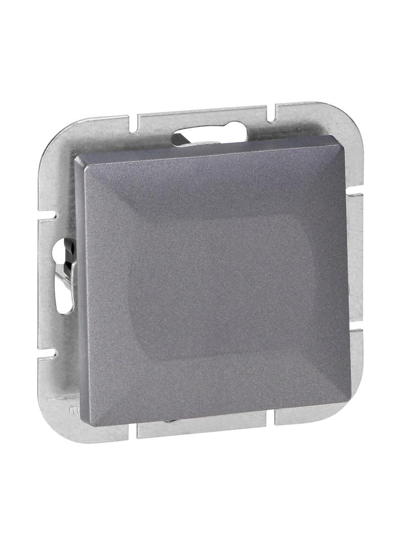 Łącznik podtynkowy schodowy Pearl, 10A, 250V, WP-5P, antracyt OR-OE-7702/A ORNO