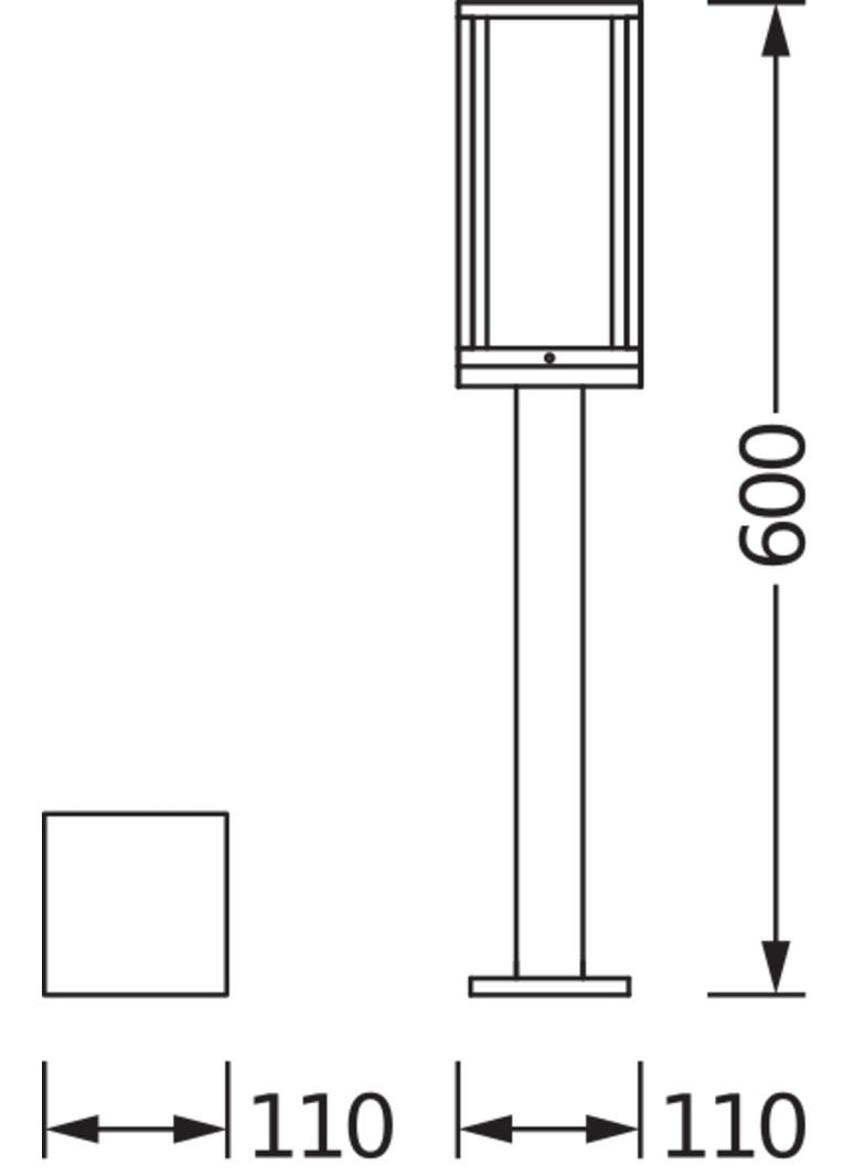 ENDURA CLASSIC FRAME 60CM E27 DG LEDV